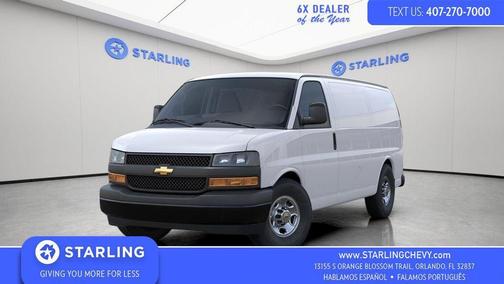Summit White 2026 Chevrolet Express 2500 Work Van