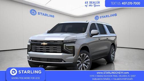 Sterling Gray Metallic 2026 Chevrolet Suburban High Country, 4WD