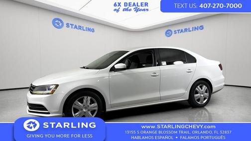 Pure White 2017 Volkswagen Jetta 1.4T S