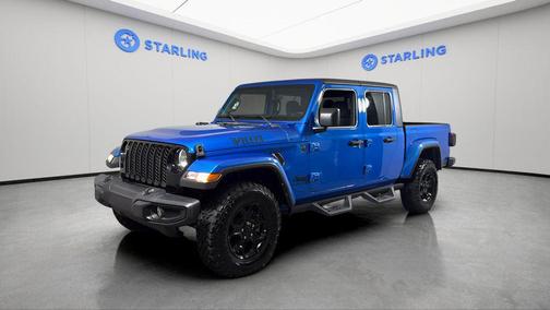 Hydro Blue Pearlcoat 2023 Jeep Gladiator Willys 4x4