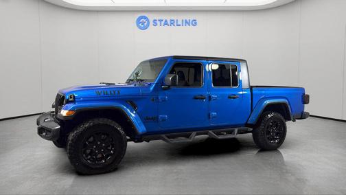 Hydro Blue Pearlcoat 2023 Jeep Gladiator Willys 4x4