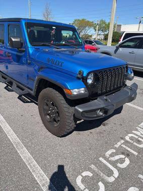 Hydro Blue Pearlcoat 2023 Jeep Gladiator Willys 4x4