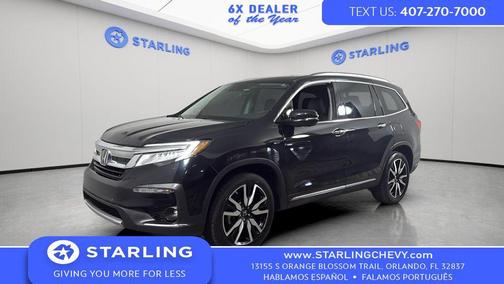 Crystal Black Pearl 2020 Honda Pilot Touring 8-Passenger