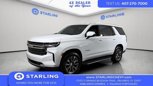 Summit White 2023 Chevrolet Tahoe LT