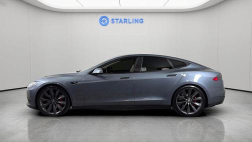 Gray Metallic 2014 Tesla Model S Base