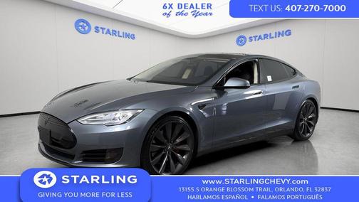 Gray Metallic 2014 Tesla Model S Base