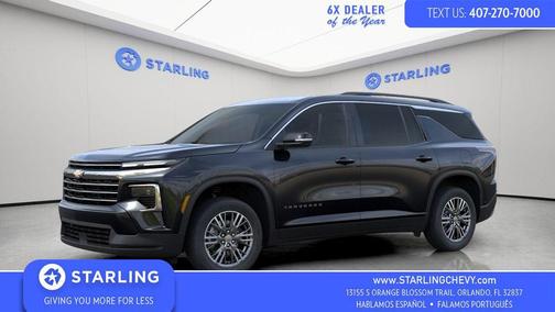 Mosaic Black Metallic 2027 Chevrolet Traverse LT