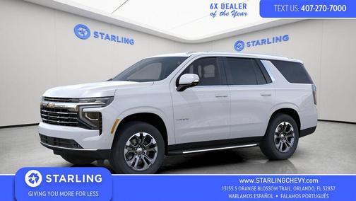 Summit White 2026 Chevrolet Tahoe LT