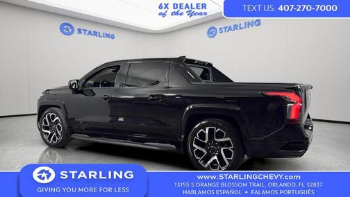 Black 2024 Chevrolet Silverado EV First-Edition RST 4WD