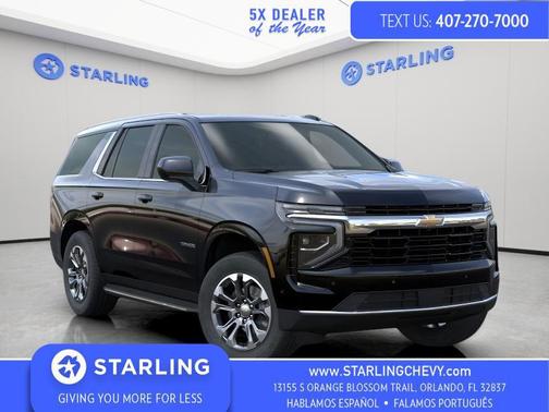 Black 2025 Chevrolet Tahoe LS