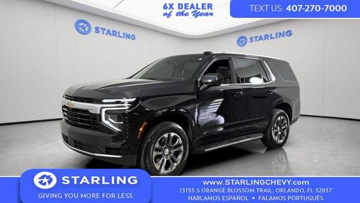 Black 2025 Chevrolet Tahoe LS