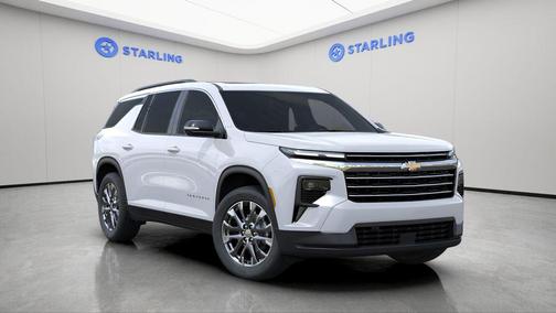 Polar White Tricoat 2026 Chevrolet Traverse LT