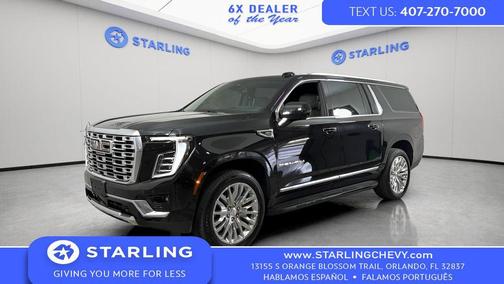 Onyx Black 2025 GMC Yukon XL Denali