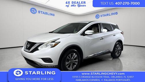Pearl White 2015 Nissan Murano S