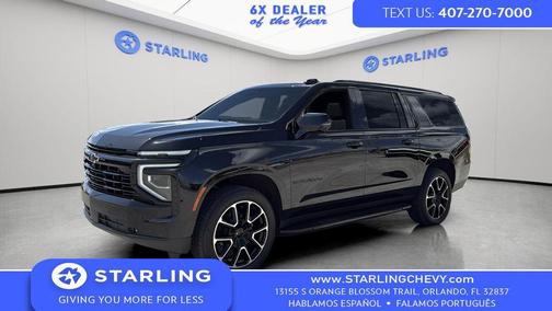 Black 2025 Chevrolet Suburban RST