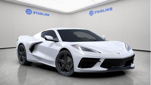 Arctic White 2026 Chevrolet Corvette Stingray w/1LT