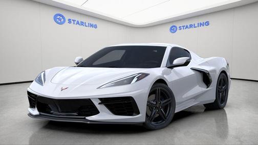 Arctic White 2026 Chevrolet Corvette Stingray w/1LT