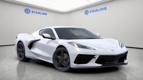 Arctic White 2026 Chevrolet Corvette Stingray w/1LT