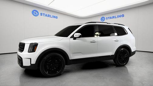 Glacial White Pearl 2025 Kia Telluride EX X-Line