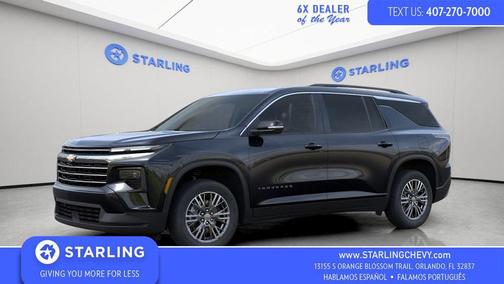 Mosaic Black Metallic 2026 Chevrolet Traverse LT
