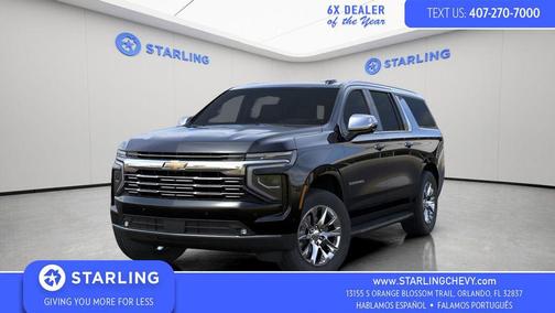 Black 2026 Chevrolet Suburban Premier