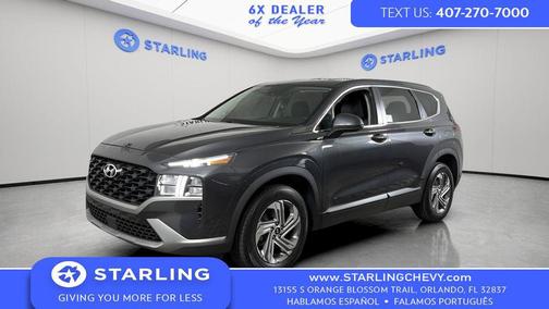 Portofino Gray 2021 Hyundai SANTA FE SE