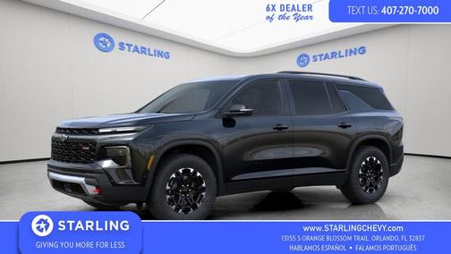 Mosaic Black Metallic 2027 Chevrolet Traverse AWD Z71