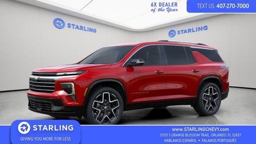 Radiant Red Tintcoat 2026 Chevrolet Traverse High Country