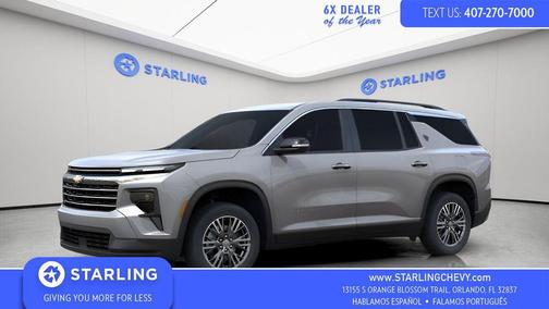 Sterling Gray Metallic 2026 Chevrolet Traverse LT