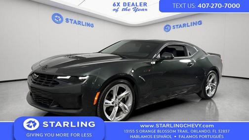 Rally Green Metallic 2020 Chevrolet Camaro RWD Coupe LT1