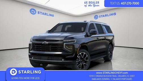 Black 2026 Chevrolet Suburban RST