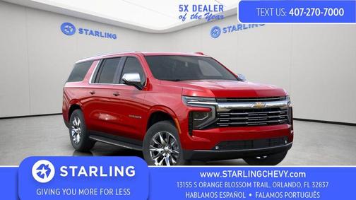 Radiant Red Tintcoat 2026 Chevrolet Suburban Premier