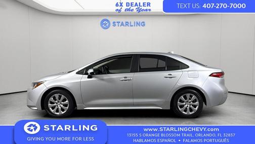 Classic Silver Metallic 2022 Toyota Corolla LE