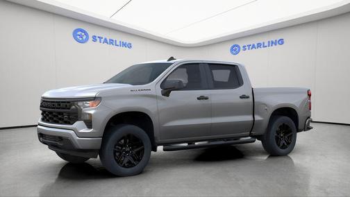 Sterling Gray Metallic 2026 Chevrolet Silverado 1500 Custom