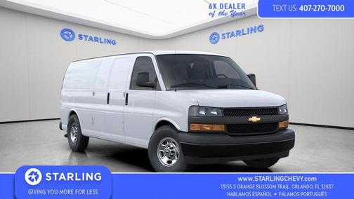 Summit White 2026 Chevrolet Express 2500 Work Van