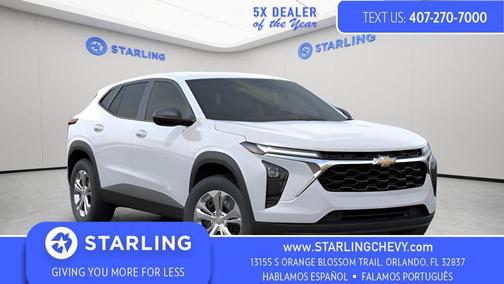 Summit White 2026 Chevrolet Trax LS