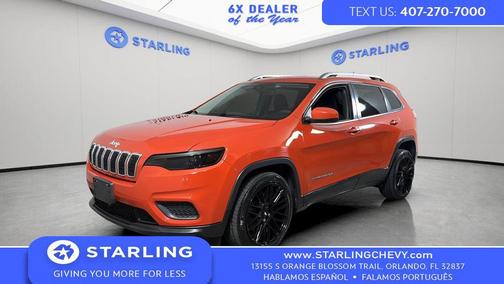 Spitfire Orange Clearcoat 2021 Jeep Cherokee Latitude
