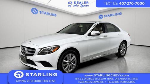 Polar White 2019 Mercedes-Benz C-Class C 300 4MATIC