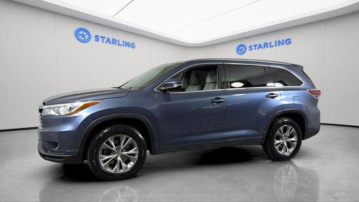Shoreline Mist 2015 Toyota Highlander XLE