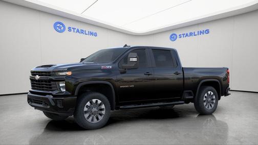 Black 2026 Chevrolet Silverado 2500 Custom