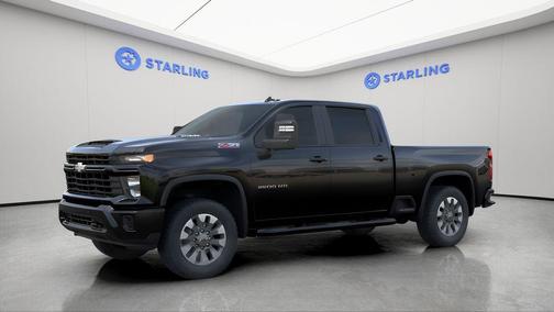 Black 2026 Chevrolet Silverado 2500 Custom