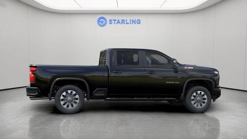 Black 2026 Chevrolet Silverado 2500 Custom