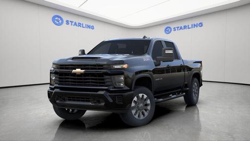 Black 2026 Chevrolet Silverado 2500 Custom
