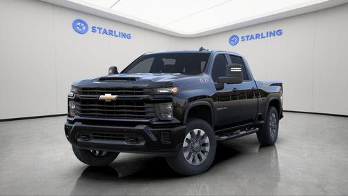 Black 2026 Chevrolet Silverado 2500 Custom