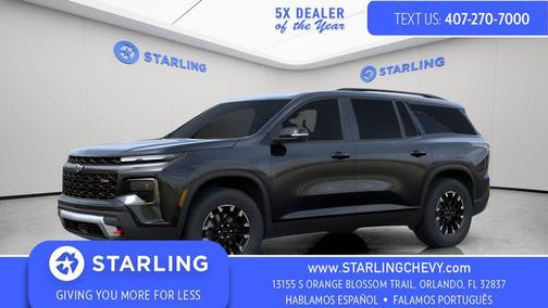 Mosaic Black Metallic 2026 Chevrolet Traverse AWD Z71