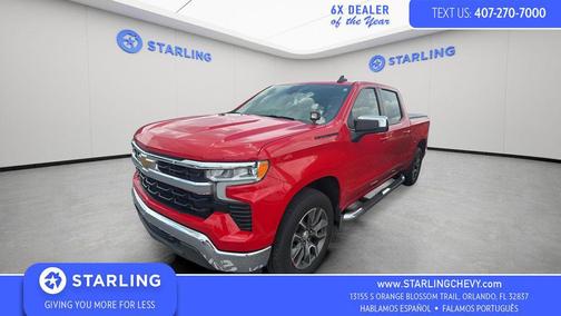 Red Hot 2022 Chevrolet Silverado 1500 LT