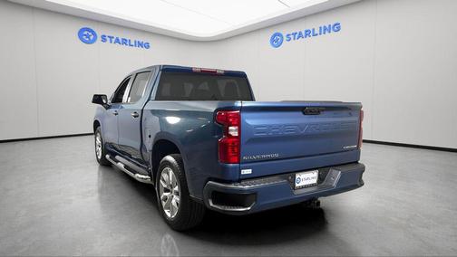 Lakeshore Blue Metallic 2024 Chevrolet Silverado 1500 Custom