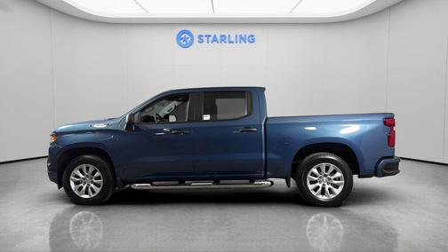 Lakeshore Blue Metallic 2024 Chevrolet Silverado 1500 Custom
