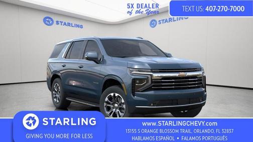 Lakeshore Blue Metallic 2026 Chevrolet Tahoe LT
