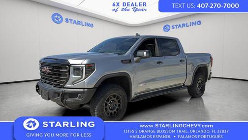 Sterling Metallic 2023 GMC Sierra 1500 AT4X